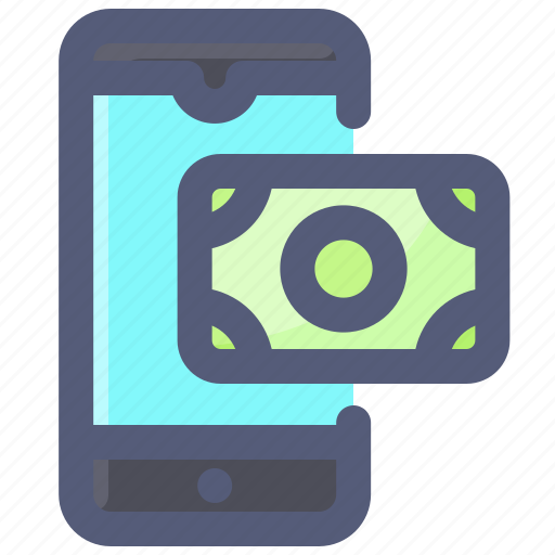 Cash, mobile, money, payment, smartphone icon - Download on Iconfinder