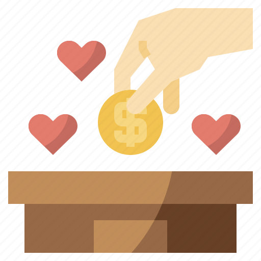 Box, business, donation, finance, gift, heart, package icon - Download on Iconfinder