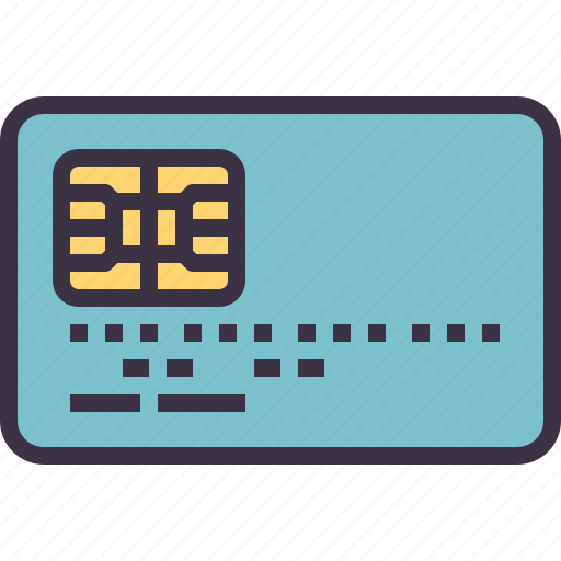 Emv, chip, card, credit, debit, nfc, microchip icon - Download on Iconfinder