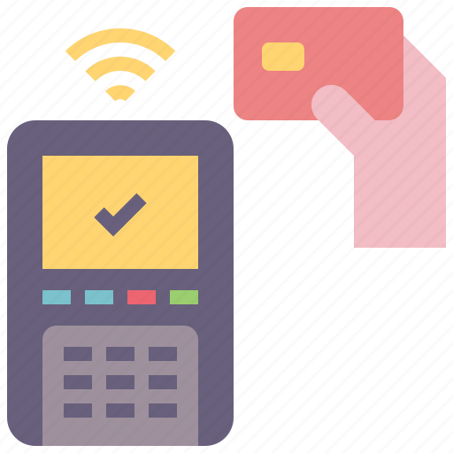 Card, payment, tap, wireless, edc, machine icon - Download on Iconfinder