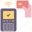 card, payment, tap, wireless, edc, machine 