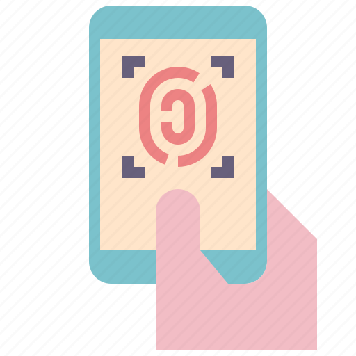 Fingerprint, recognition, mobile, scanner, biometrics, smartphone icon - Download on Iconfinder