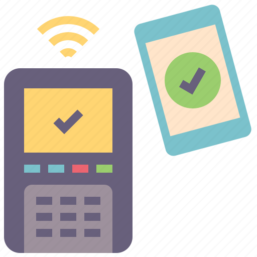 Mobile, payment, contactless, wireless, edc, machine icon - Download on Iconfinder