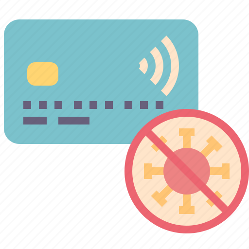 Reduce, spread, virus, contactless, card, payment icon - Download on Iconfinder