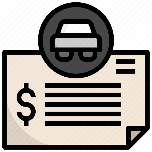 Car, repair, paid, bill, finance, taxes, payment icon - Download on Iconfinder