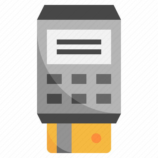 Card, dispenser, paid, bill, finance, taxes, payment icon - Download on Iconfinder