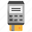 card, dispenser, paid, bill, finance, taxes, payment, ticket, correct 