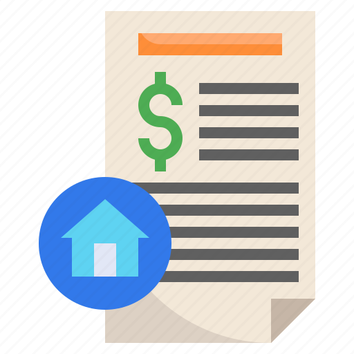 House, bill, paid, finance, taxes, payment, ticket icon - Download on Iconfinder