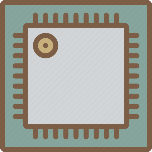 Chip, component, computer, cpu, hardware, pc icon - Download on Iconfinder