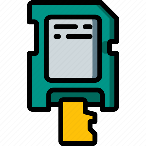 Adapter, component, computer, micro, pc, sd icon - Download on Iconfinder