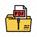 archiving, pdf, file, electronic, document, format