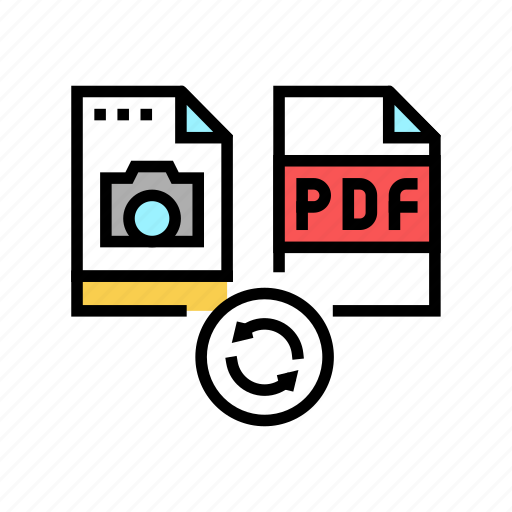 Convert, photo, to, pdf, file, electronic icon - Download on Iconfinder