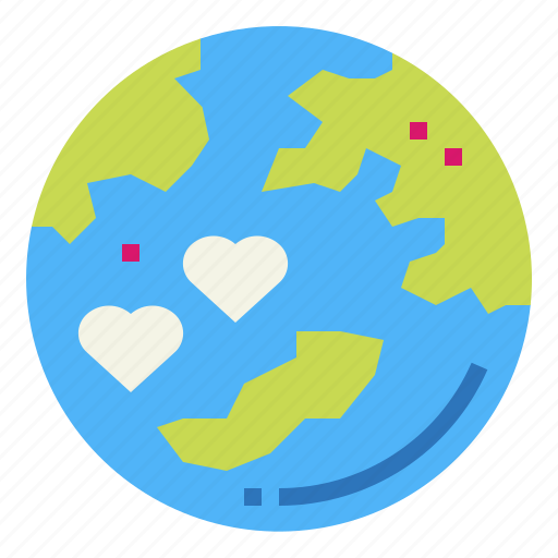 Earth, love, peace, world icon - Download on Iconfinder