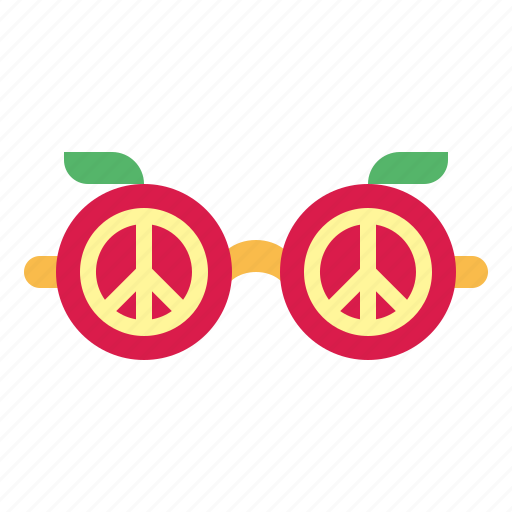 Accessory, fashion, peace, sunglasses icon - Download on Iconfinder
