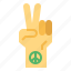 gesture, hand, peace, victory 