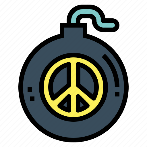 Bomb, peace, terrorism, weapons icon - Download on Iconfinder