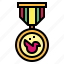 award, bird, champion, medal 