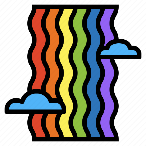 Atmospheric, nature, rainbow, weather icon - Download on Iconfinder