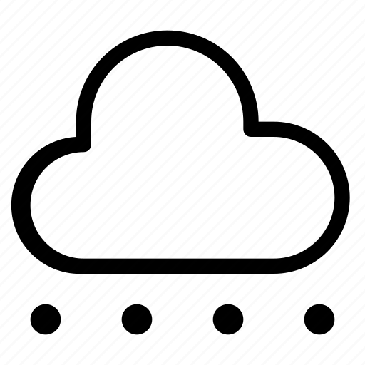 Cloud, forecast, snow, snowfall, weather icon - Download on Iconfinder