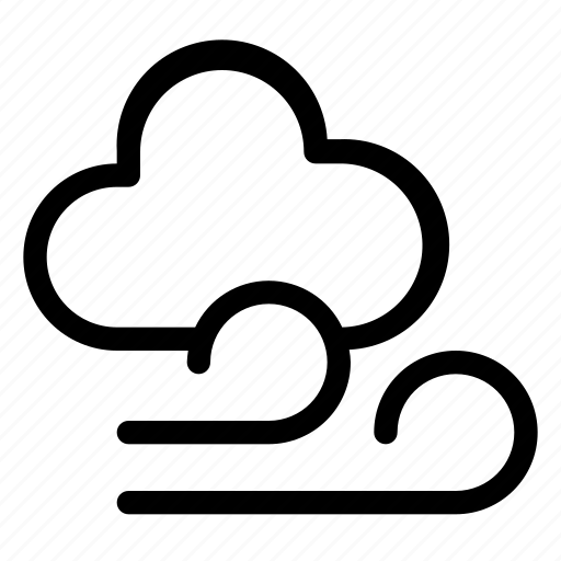 Cloud, forecast, temperature, weather, wind icon - Download on Iconfinder