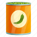 can, food, kitchen, packaging, peas, tin