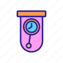 clock, device, pendulum, shaped, test, tube, watch