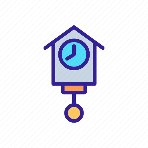 Circle, clock, device, modern, pendulum, square, vintage icon - Download on Iconfinder