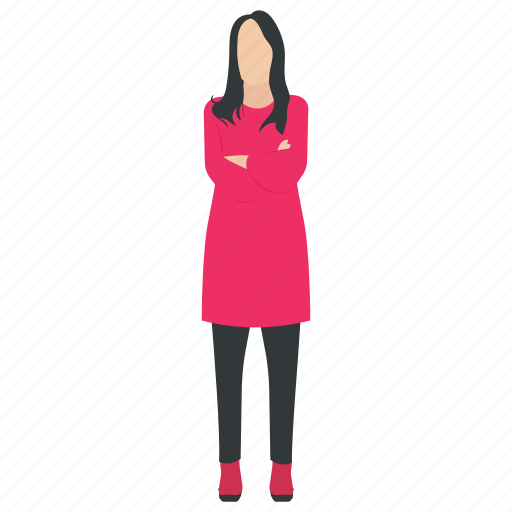 Decent lady, female teacher, girl avatar, professional character, young lady icon - Download on Iconfinder