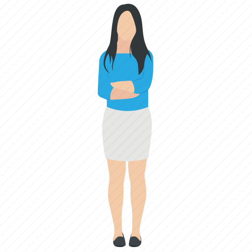 Assistant, female worker, human avatar, professional character, secretary icon - Download on Iconfinder