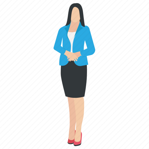 Female worker, frontdesk officer, hostess, professional character, secretary icon - Download on Iconfinder