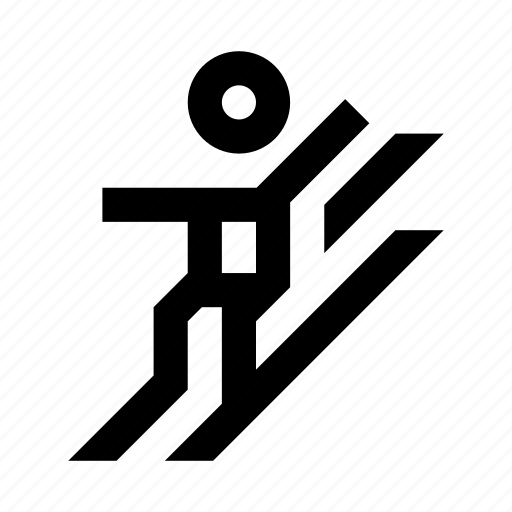 Activity, athlete, man, player, sign, skier icon - Download on Iconfinder