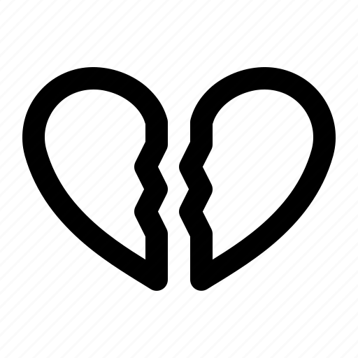 Break, couple, health, heart, love, romance, valentine icon - Download on Iconfinder