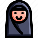 avatar, face, head, hijab, islamic, muslim, woman