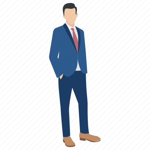 Businessman, entrepreneur, handsome character, model pose, portfolio icon - Download on Iconfinder