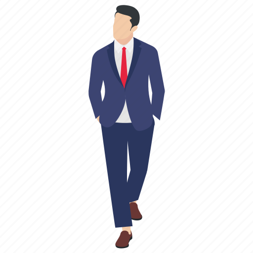 Businessman, entrepreneur, handsome character, model pose, portfolio icon - Download on Iconfinder
