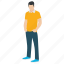 boy avatar, casual human, standing male, teenager, young boy 