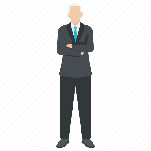 Businessman, entrepreneur, mature human, portfolio, senior executive icon - Download on Iconfinder