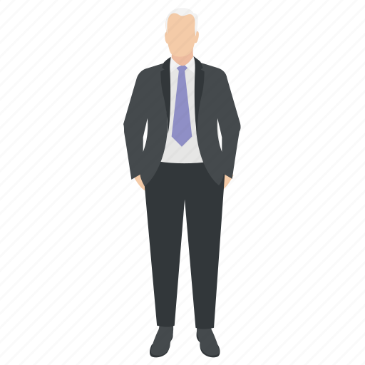 Businessman, chief, entrepreneur, mature human, senior executive icon - Download on Iconfinder
