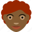 afro, avatar, person, woman 