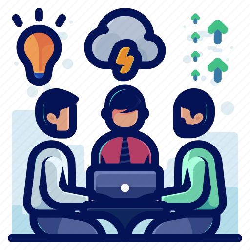 Cloud, data, idea, innovation, innovative, storm, thought icon - Download on Iconfinder