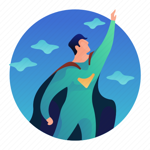 Flying, hero, super, super hero icon - Download on Iconfinder