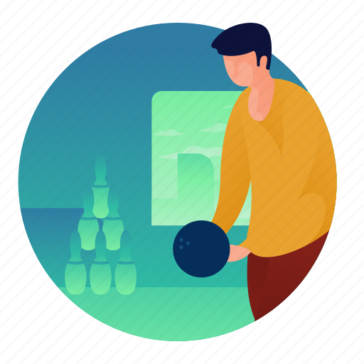 Alley, bowling, man icon - Download on Iconfinder