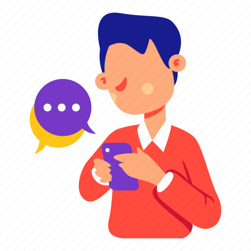 Chatting, song, sticker, stickers, chat illustration - Download on Iconfinder