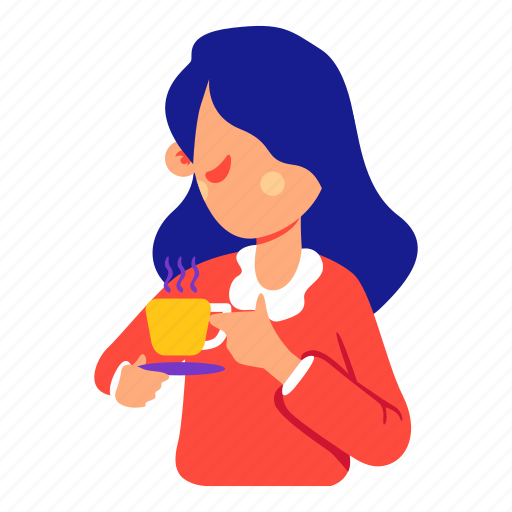 Tea, time, sticker, stickers illustration - Download on Iconfinder