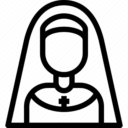 Avatar, nun, people, sister, user icon - Download on Iconfinder