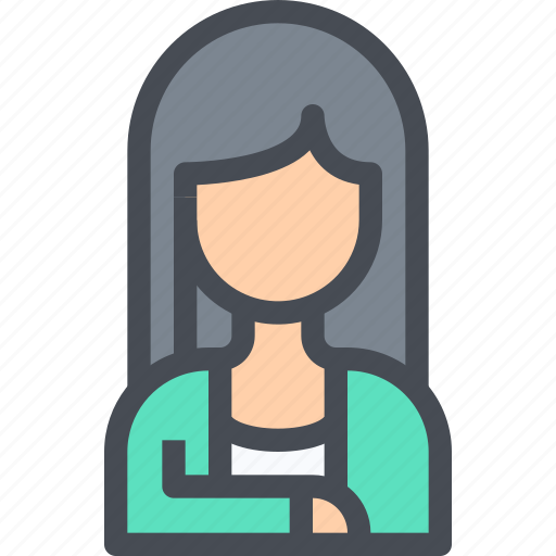 Avatar, confident, female, people, user, woman icon - Download on Iconfinder
