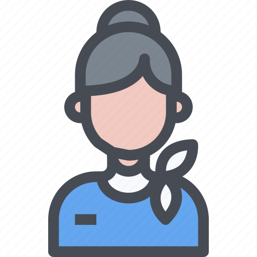 Air, avatar, female, hostess, people, user, woman icon - Download on Iconfinder