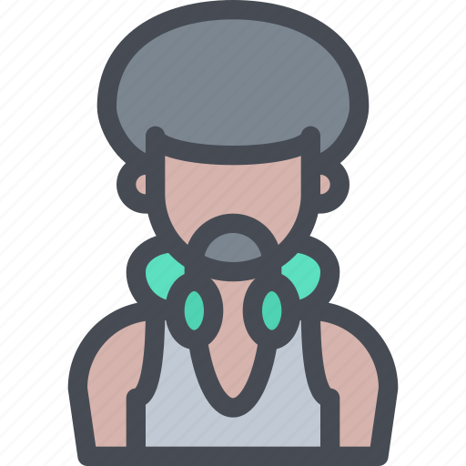 Afro, avatar, hairstyle, male, man, people, user icon - Download on Iconfinder