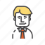 avatar, business, character, man, user 