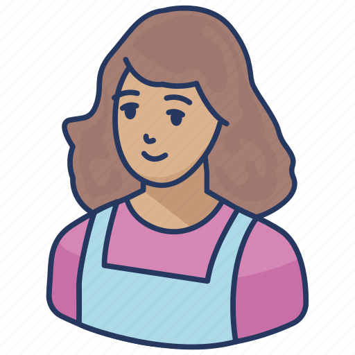 Girl, avatar, woman, house wife, lady, employ, female icon - Download on Iconfinder